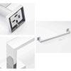 Towel Bar Stainless Steel Towel Rail Single Rod Towel Rack No Drilling Self Adhesive Wall Mounted For Bathroom Toilet,chrome,40cm