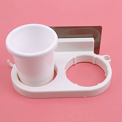RSOCHS Hot Magic No Trace Stickers Wall-Mounted Storage Racks Creative Suction Cup Hair Dryer Holder Comb Rack Stand Bathroom Supplies