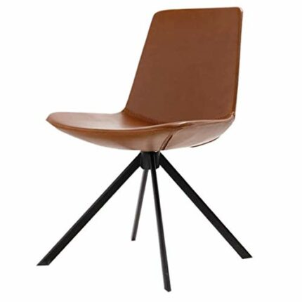 WALNUT Dining Chair，Dining Table Room for Small Spaces Kitchen Table and Chairs for Chairs Home Furnitur Leather Soft Bag Back Study