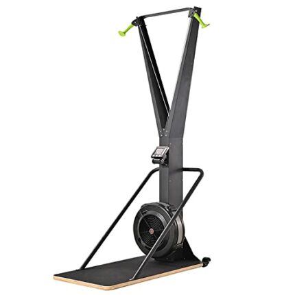 Ski Exercise Machine, Ski Machine with Display Monitor, Indoor Ski Cross Trainer Machine, Ski Exercise Machine Strength Training Leg Machine, Car