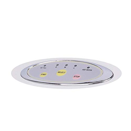 QUIM Portable Ice Maker, Countertop Ice Machine with Self-Clean Function, Ready in, Day Ice Cubes, Ice Scoop and Basket (White)