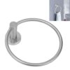 Hand Towel Ring, Stainless Steel Towel Ring Rustproof for Kitchen for Bathroom(223130 brushed towel ring)