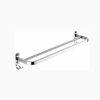 DINGZZ Towel Rack Double Towel Bar Bathroom Fashion Towel Holder Hanger Wall Mounted Polished Chrome