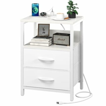 Yoobure Small Night Stands for Bedroom, Nightstand, Bed Side Table
