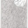 Artemio Alphabet Scrapbooking Stickers, Paper, Silver, 14 x 0,2 x 24,5 cm