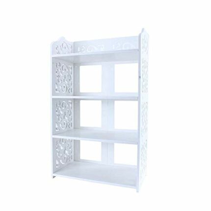 LHLLHL 3/4/5 Layer Shoe Rack Wood European Shoe Cabinet Shoe Storage Racks Simple Shelves Shelves Carve Flower Racks (Size : D)