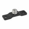 CAMVATE 5/8'' Male To 1/4'' Female Microphone Screw Adapter With Bottom Pedestal Wall/Table/Ceiling Mount