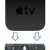 APPLE TV 2nd / 3rd GEN, (Wall / TV) Bracket Mount : BLACK