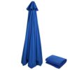 WUHNGD Replacement Parasol Cover 3m 8/6 Ribs Parasol Canopy Cover Replacement Patio Market Umbrella Waterproof Umbrella Replacement Top Shade Cov