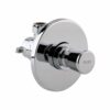ENKI, Vision, BT4023, Chrome, Self-Closing Delay Action Shower Tap, Solid Brass Non-Concussive Shower Valve Tap, Push Button Bathroom Shower Valv