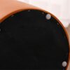 FGHOEV Circular Sitting Stool, Small Stool, Household Soft Seat, Shoe Changing Stool, Coffee Table Stool, Sofa Stool (Color : Argento, Size : Tal