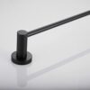 Towel Bar for Bathroom Wall Mounted 40cm（15.7inch）Matte Black SUS 304 Stainless Steel Shower Towel Rack Gudetap GTA20806B