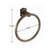 HIGOH Towel Racks, Bath Towel Holder,Bathroom Hand Towel,All-Copper European Antique Towel,Towel Rack,Creative Towel Bar,Retro Bathroom Hardware