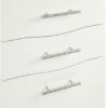 MMT Furniture Designs Ltd Under Desk 3 Drawer Pedestal, Wood, White