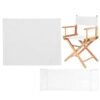 Wowlela Durable Replacement Seat Cover for Directors Chair Water Resistant & Easy Clean Fabric