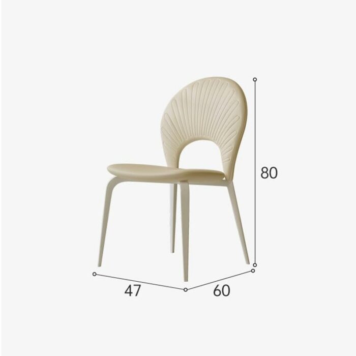 LUKEO Dining Chair Back Kitchen Dinning Tables Chairs Living Room Lounge Decoration Living Room Chair (Color : D, Size : Light Grey)
