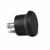 VORCOOL 5pcs Chairs Glide Castors Glides Replacement Furniture Floor Gliders for Office Home(Black)