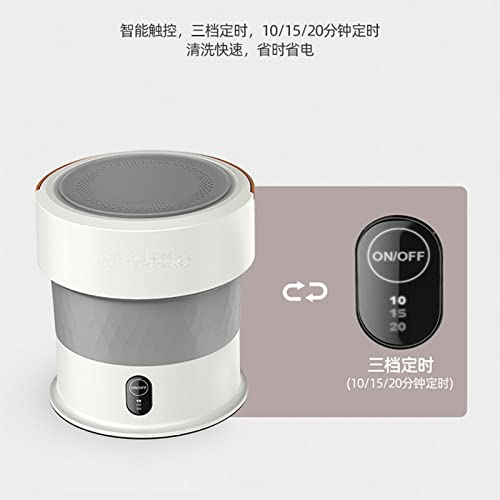 XYZMDJ Convenient Folding Washing Machine Household Mini Dryer Panties Clothes Small Socks (Color : Green)