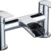 [Waterfall Bath Tap] Hapilife Modern Bathroom Tub Monobloc Bath Filler Mixer Chrome Double Lever