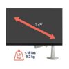 Neo Flex LCD Arm Xt 45-174-300-01, Silver
