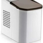 CXSMKP Ice Maker Desktop Household Freezer 15Kg/ 24 H With Removable Basket And Ice Scoop Quiet And Easy To Operate