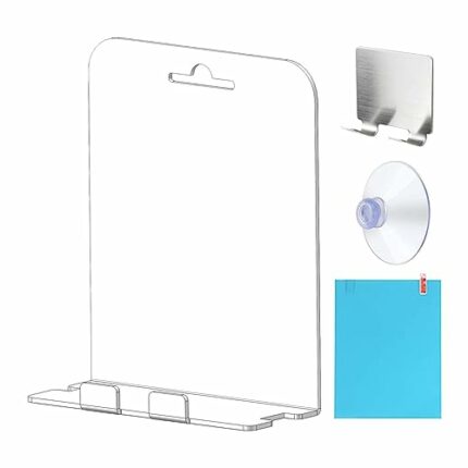 Teksome Shaving Mirror | Acrylic Wall Hang Mirror,Wall Hang Mirror Bathroom Shower Mirror, Fogless Mirrors for Glass, Tile, Acrylic, Stainless St