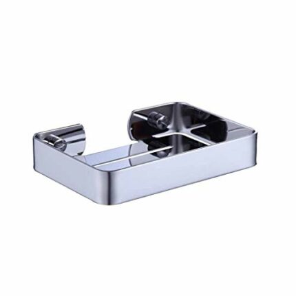 RSOCHS Wall-mounted Stainless Steel Rack ， Without Punching Suction Cup Wall-mounted Home for Bathroom or Kitchen