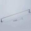 Towel Rack Bathroom Chrome Plated Copper Single Towel Bar Wall Mounted Minimalist Style Towel Holder for Shower Room Kitchen Hotel