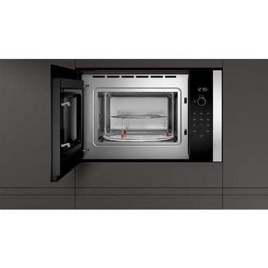 NEFF HLAGD53N0B N50 Microwave Oven with Automatic Programmes, Control Dial & One-Touch Buttoms, Side-opening hinged door, Black & Stainless Steel