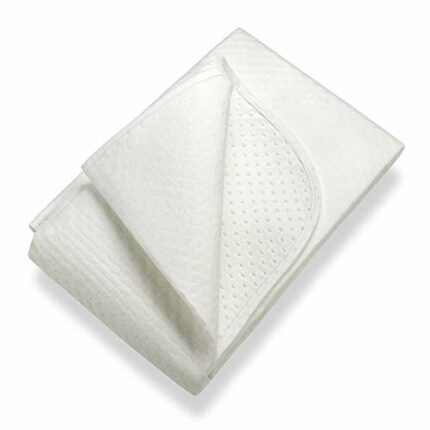 SETEX N450 Mattress Underlay with Grip Pads, Classic Design, White, Polyester, white, 140 x 200 cm