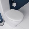 Croydex White HYGI Toilet SEAT WL400022H, 46.2 x 37.2 x 7 Centimeters