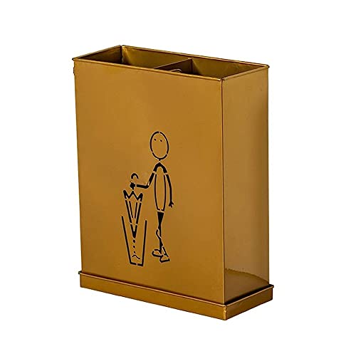 FBITE Umbrella Stands,Umbrella Holder Metal Umbrella Stand with Removable Drip Tray 2 Compartment Design Large Umbrella Standing Rack/Black/36 *