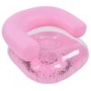 Zopsc-1 Kids Swimming Chair, Thickening PVC Inflatable Sofa Load-bearing 80kg Eco-Friendly with Sequins for Indoor and Outdoor for 3-10