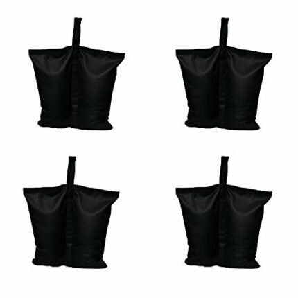 RZMAYIS Gazebos Weights, 4 Pack Industrial Grade Weight Bags, Garden Party Outdoor Tent Leg Weights for Pop Up Gazebo, Canopy,Tent (4 Pack)