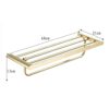 HIGOH Towel Rack Bathroom Accessories Brushed Bath Hardware Copper Material Towel Rack, Towel Holder Bathroom Hardware