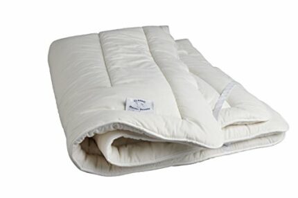 Devon Duvets Mattress Topper, Wool, Cream, 200 x 90 x 4 cm