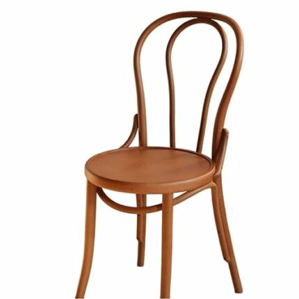 maozi Wood Dining Chairs Chairs for Kitchen Retro and Nostalgic Home Furniture Backrest Stool Movable