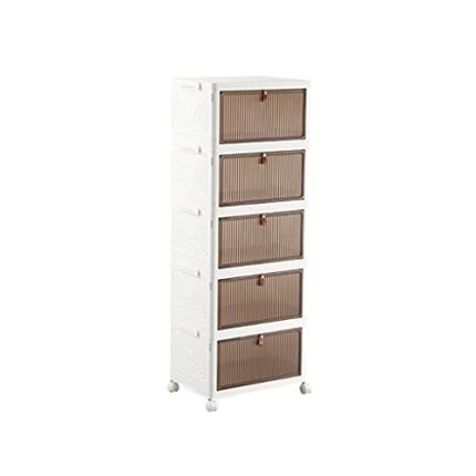 LILIKY Six-layer Thickened Folding Display Cabinet Shoe Box Storage Box Transparent Clamshell Shoe Cabinet Dust-proof Shoe Rack Shoe storage