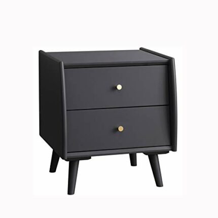JYDQM All Solid Wood Bedside Table Simple ，Mini Small Bedside Storage Cabinet Bedroom Locker