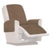 Muross Reversible Recliner Chair Protector, Waterproof Furniture Protector Slip, Nonslip Recliner Cover 1 Seater Chair Sofa Slipcover Armchair Fu