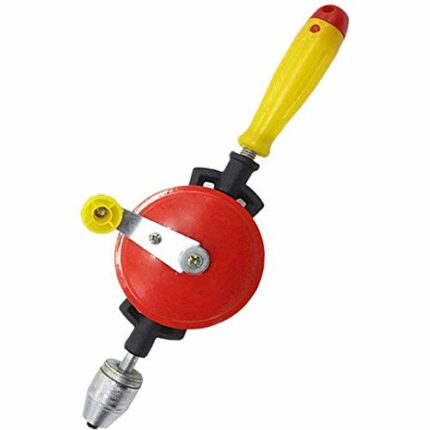 ALREMO HUANGXING - Double Pinion Handdrill,Self Locking Chucks with Plastic Handle,3/8" Drilling Tool for Craftsman DIY Wood Tools