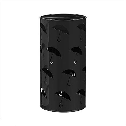 HIGOH Umbrella Stands Rack Umbrella Stand Floor Wrought Iron Material with Anti-Slip Mat Corridor Umbrella Stand