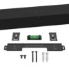 Soundbar Mount for Sonos Ray Sound Bar Includes All Necessary Mounting Hardware, Floating Style Soundbar Wall Bracket for Under TV or Above, Easy