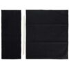 Zerodis 1 Set Director Chair Covers Canvas Replacement Seat Cloth Home Supplies Protector Cover Durable Furniture Accessories(Black)