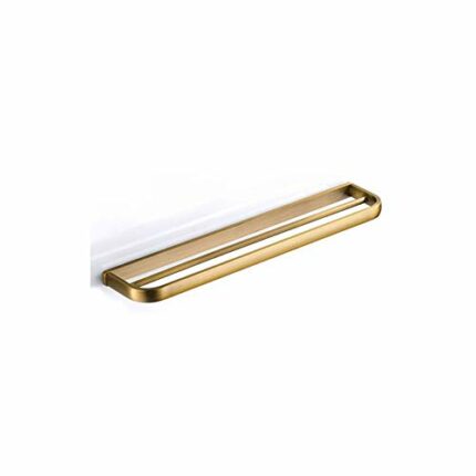 RSOCHS Bronze Double Towel Rack, Retro Bathroom Double Towel Rack, Used in Kitchen Rose Gold Towel Rack