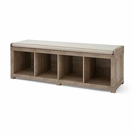 MXIAOXIA 4-Cube Storage Bench Can Sit Shoe Rack Sitting To Change Shoes Convenient and Quick Storage Cabinet