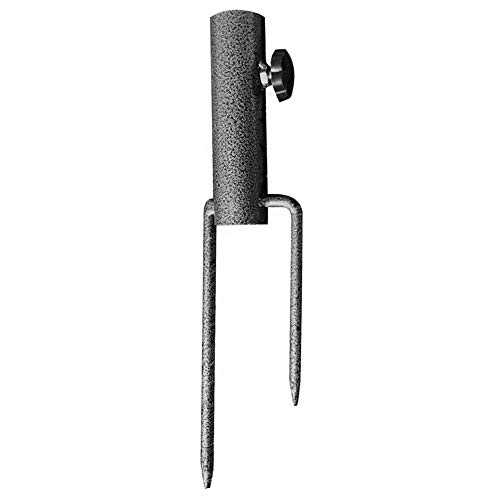 Happymore Umbrella Ground Spike Parasol Stand Holder, Metal Outdoor Stand Beach Insert Plug, Umbrella Base for Park Patio Garden