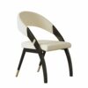 WALNUT Comfortable Dinning Chair Home Bedroom Dining Chairs Designer Kitchen Household Items (Color : Argento, Size : 52 * 60 * 83cm)
