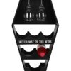 Gothic/Horror/Vampire/Mystic - Coffin Wine & Glasses Shelf/Rack/Holder