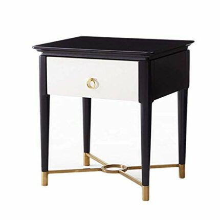 CZDYUF Solid Wood Bedside Bedroom Small Apartment Storage Mini Storage Cabinet-54 * 39 * 58cm